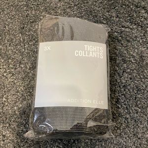 Additionelle black and sparkle tights